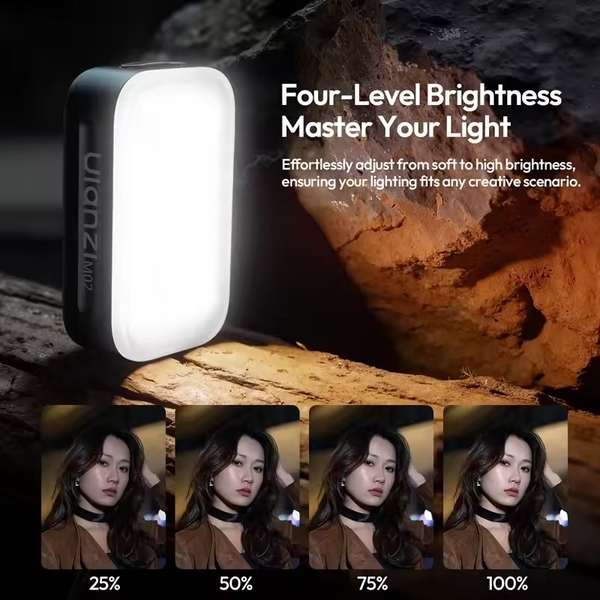 Đèn flash mini cầm tay Ulanzi M02 có Magnetic dành cho điện thoại chính hãng