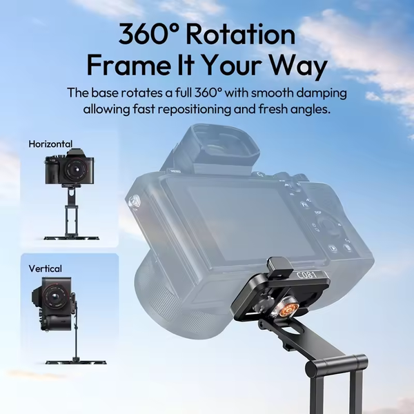 Ulanzi CO81 chân tripod mini gấp gọn cầm tay UKA sử dụng cho máy ảnh Action Cam