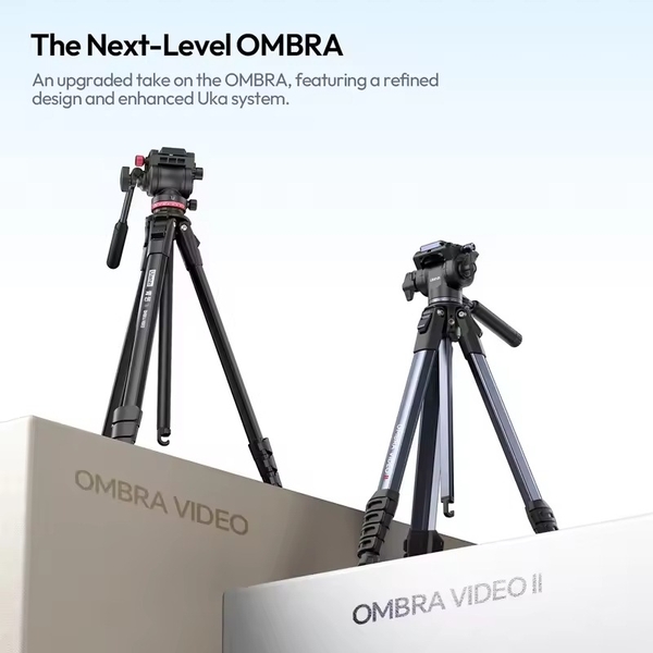 Tripod Ulanzi Ombra Video II chính hãng - Cao Max 1.57M đầu dầu Acra Swiss tháo lắp nhanh