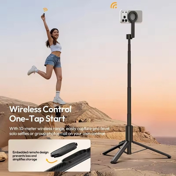 Ulanzi SK27 Gậy selfie cầm tay tích hợp từ tính dành cho điện thoại di động chính hãng