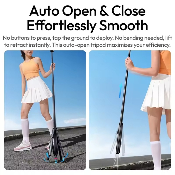 Chân máy kiêm gậy selfie từ tính Ulanzi SK21 cao 1.8m dành cho điện thoại di động hỗ trợ không dây Bluetooth