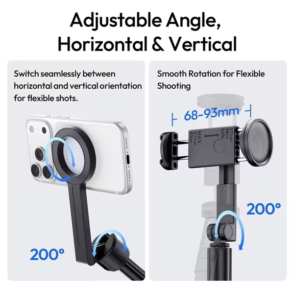 Ulanzi SK26 Gậy selfie cầm tay phiên bản tích hợp Magsafe cao cấp chính hãng