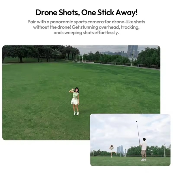 Ulanzi VL02 2,7m Gậy tự sướng bằng sợi carbon cho Gopro Insta 360 DJI và Điện thoại chính hãng