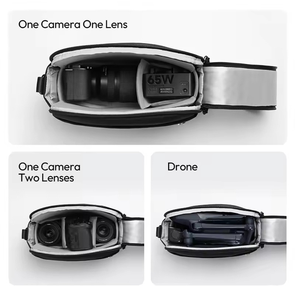 Balo Ulanzi F08 Black Version 20L thiết kế 2 IN 1 mang theo du lịch thông minh chống nước chính hãng đựng Máy ảnh / Laptop