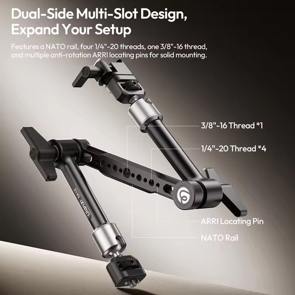 Ulanzi TA10 Magic Articulating Arm với lỗ vít 1/4