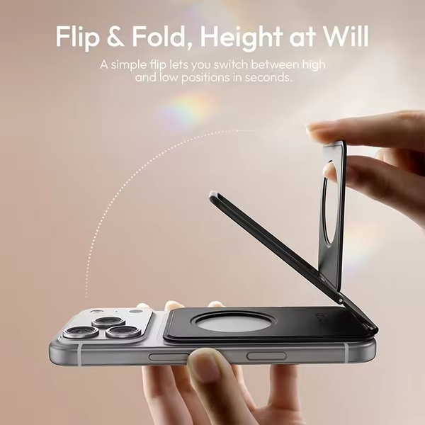Giá đỡ điện thoại cầm tay Ulanzi PSO1 MagSnap dành cho iPhone 17 16 15 Pro Max, kẹp từ tính tiện dụng cho Vlog và Livestream.