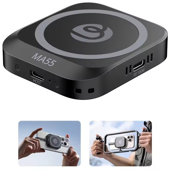 Vỏ ổ cứng SSD từ tính Ulanzi MA55 10Gbps có quạt làm mát chính hãng