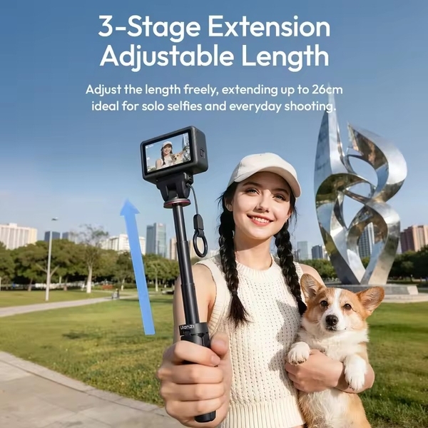 Chân máy mini từ tính Ulanzi MT99 dành cho camera hành động điều chỉnh 143 độ chính hãng