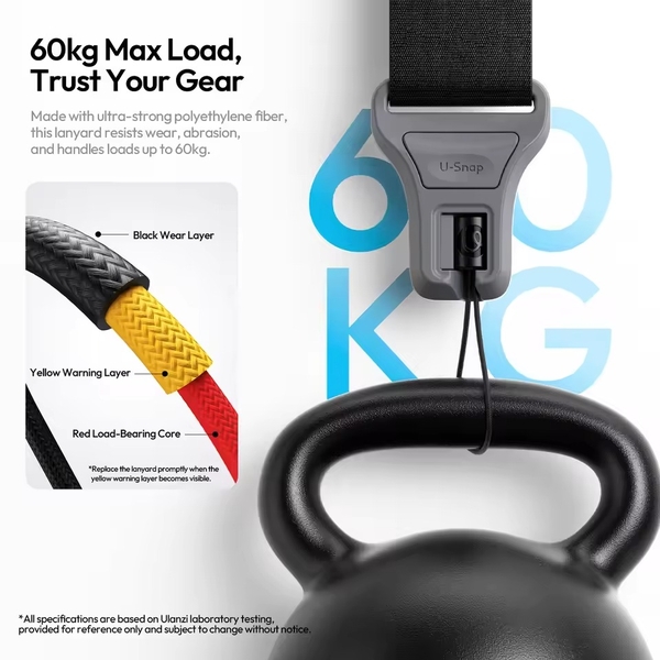 Ulanzi CSS1 U-Snap dây đeo gắn máy ảnh Quick Release tháo lắp nhanh tải trọng 60kg Shoulder Camera Strap Portable