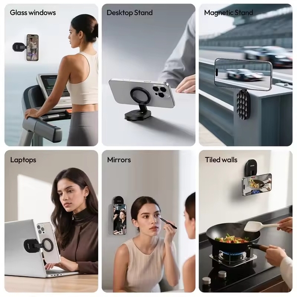 Giá đỡ điện thoại từ tính Ulanzi MA39 MagLock có đế hút chân không cho điện thoại thông minh chính hãng