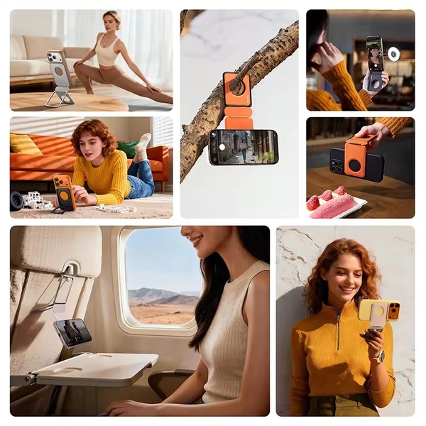 Giá đỡ điện thoại cầm tay Ulanzi PSO1 MagSnap dành cho iPhone 17 16 15 Pro Max, kẹp từ tính tiện dụng cho Vlog và Livestream.