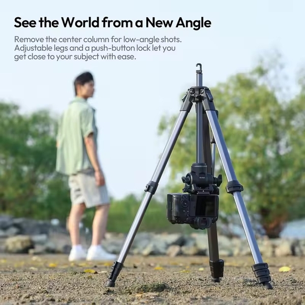 Tripod Ulanzi Ombra Video II chính hãng - Cao Max 1.57M đầu dầu Acra Swiss tháo lắp nhanh