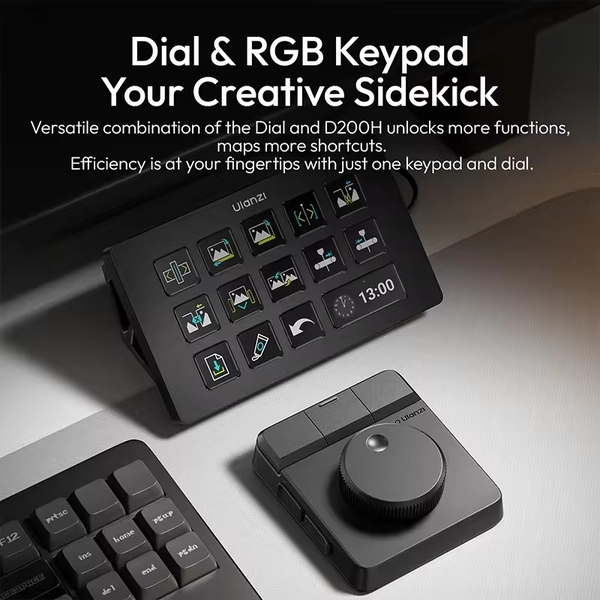 Bộ điều khiển Ulanzi D100H Dial Keypad Controller for Light System chính hãng cao cấp