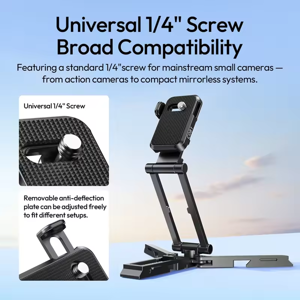 Ulanzi CO81 chân tripod mini gấp gọn cầm tay UKA sử dụng cho máy ảnh Action Cam