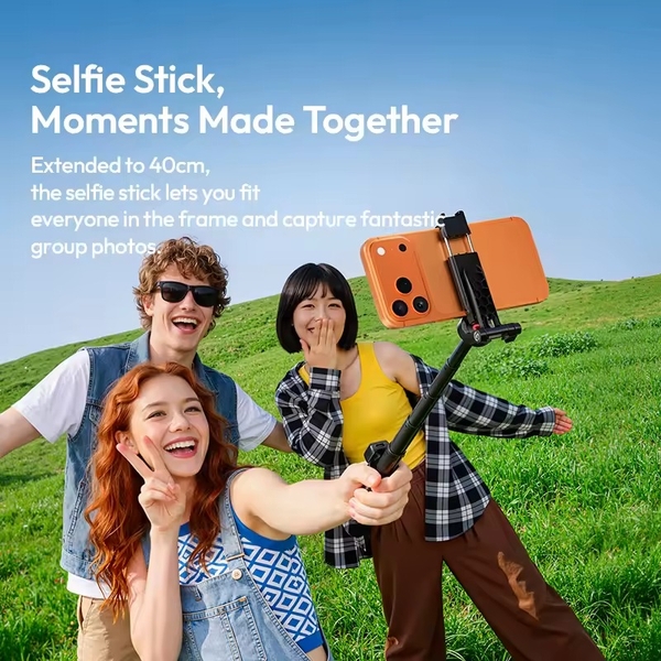 Gậy selfie mini Ulanzi JJ21 2 in 1 kiêm chân máy để bàn với điều khiển từ xa 10M dành cho điện thoại chính hãng