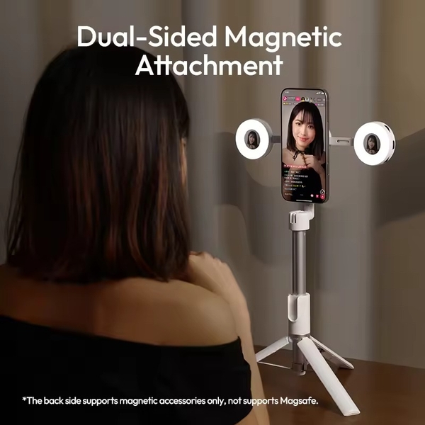 Đèn Ulanzi ML05 White MagLock tích hợp chân đế để bàn dành cho điện cao cấp chính hãng