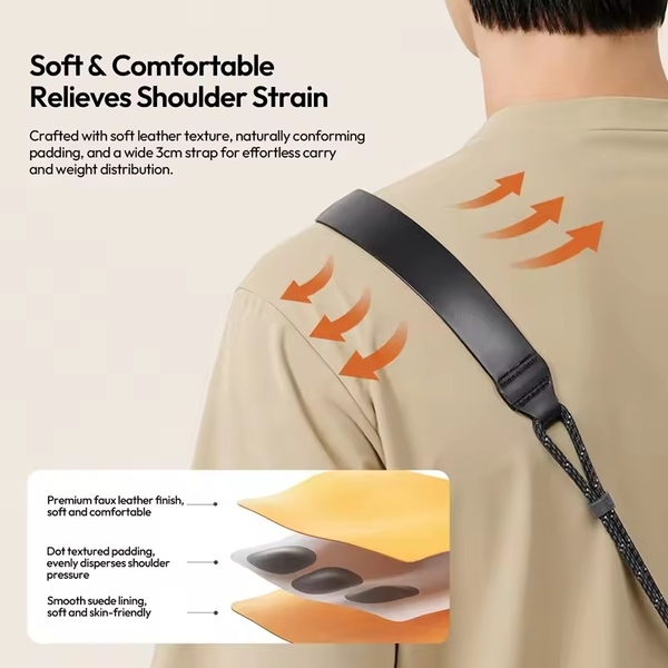 Dây đeo Ulanzi CSS2 U-Snap Lite dành cho máy ảnh DSLR chịu tải 60kg chính hãng