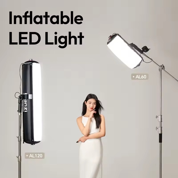 Đèn ống bơm hơi bi-color dải nhiệt màu 2700K-6500K công suất 136W Ulanzi AL120 chuyên dụng cho livestream chính hãng