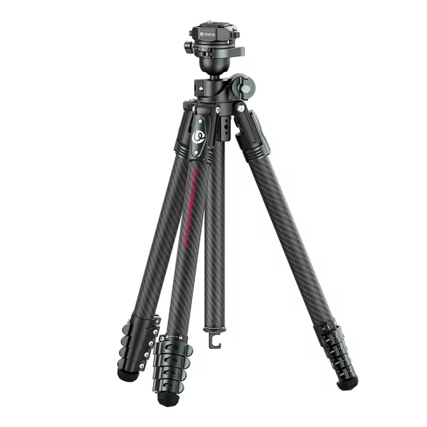 Chân máy du lịch Travel Tripod Ulanzi JJ05 chất liệu Carbon Fiber / Cột giữa 2 phần chính hãng