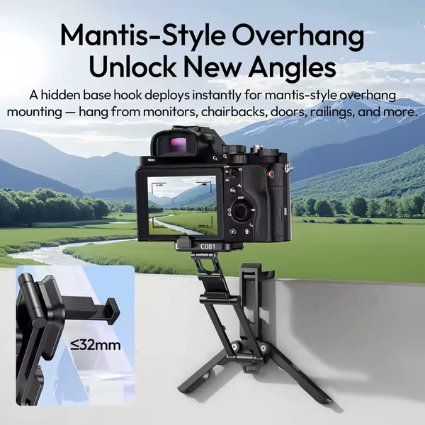 Ulanzi CO81 chân tripod mini gấp gọn cầm tay UKA sử dụng cho máy ảnh Action Cam