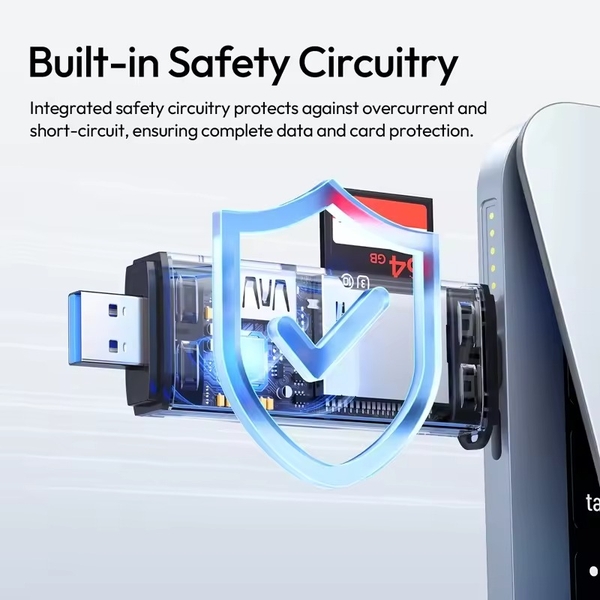 Ulanzi CR3 Đầu đọc thẻ nhớ 3 IN 1 4.0 hỗ trợ thẻ SD/TF chính hãng