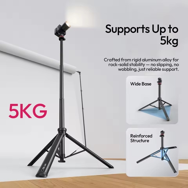 Ulanzi MT80 - Chân đèn, máy tự động mở Auto-Open xoay 360 độ tải 5kg chính hãng