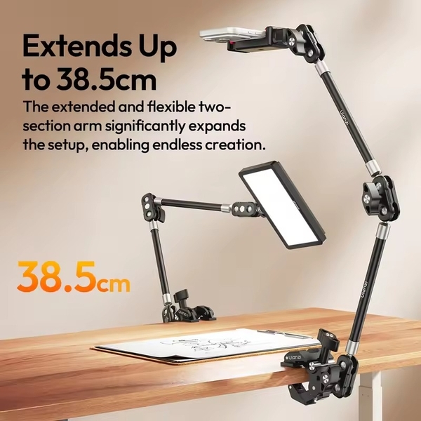 Ulanzi CO78 Magic Arm Kit - Kẹp 3 chấu kèm Magic Arm 2 đoạn chính hãng