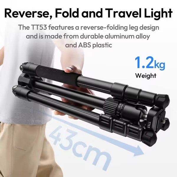 Chân máy Ulanzi TT53 Traveler Uka T093GBB1 khả năng tải 8KG chính hãng