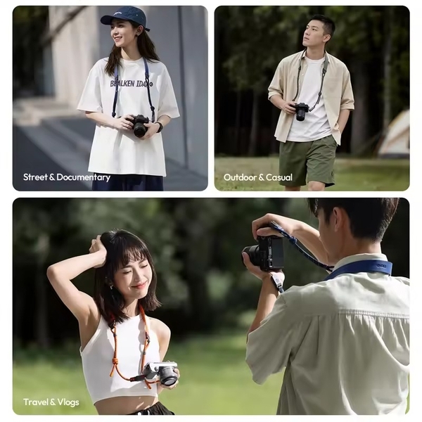 Dây đeo Ulanzi CSS2 U-Snap Lite dành cho máy ảnh DSLR chịu tải 60kg chính hãng