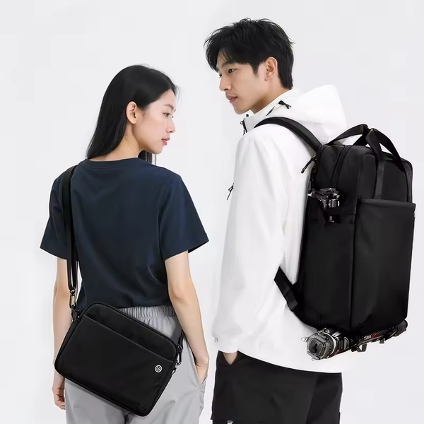 Balo Ulanzi F08 Black Version 20L thiết kế 2 IN 1 mang theo du lịch thông minh chống nước chính hãng đựng Máy ảnh / Laptop