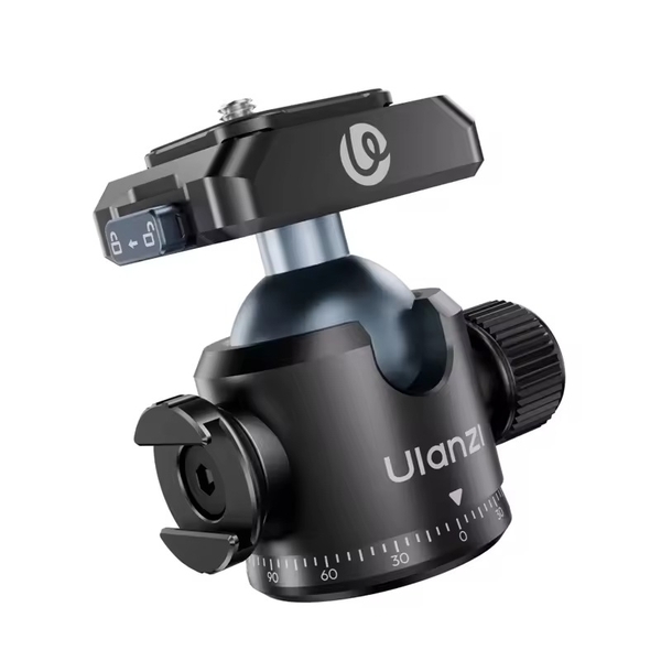 Ulanzi T100 Uka đầu Mini Ballhead 360 độ tháo lắp nhanh với khả năng tải lên đến 6kg chính hãng