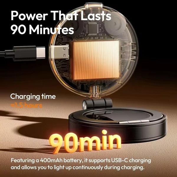 Ulanzi LM23 White Đèn từ tính magsafe tích hợp gương soi Selfie chính hãng