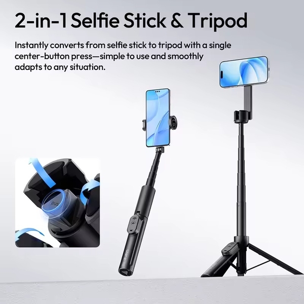 Gậy selfie cầm tay Ulanzi SK26 phiên bản kẹp dành cho điện thoại cao cấp chính hãng