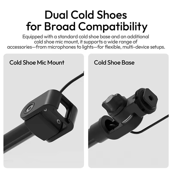 Ulanzi ZJ08 Mic Boom Pole Arm kéo dài tối đa 1M chất liệu hợp kim