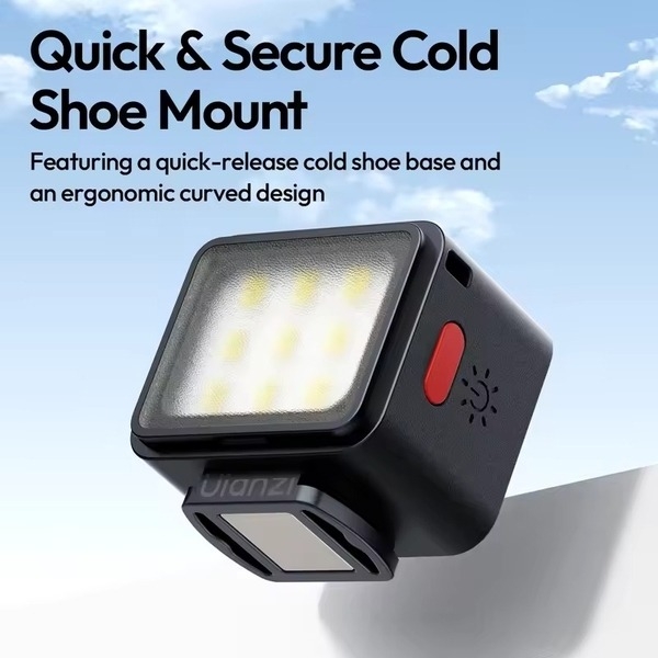 Đèn Led Cube Lite Ulanzi DG01 White siêu nhỏ gọn công suất 1W tích hợp nam châm từ tính chính hãng