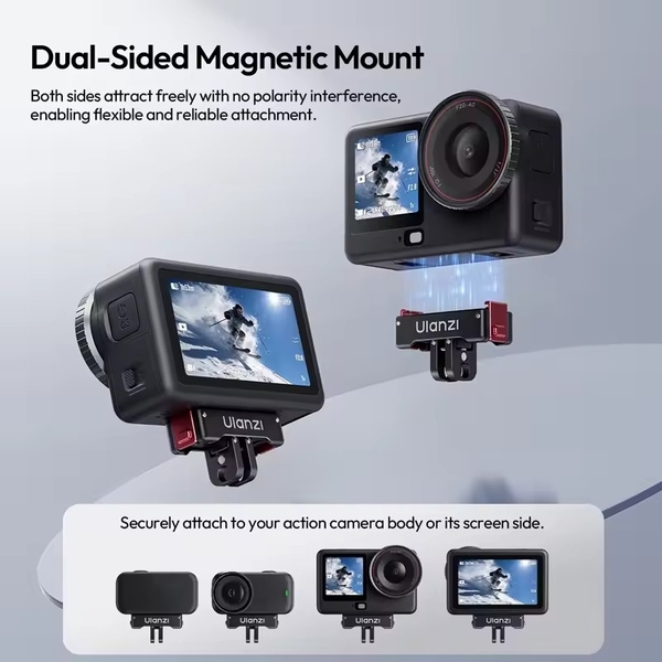 Bộ chuyển đổi Ulanzi OA24 Magnetic Quick Release dành cho DJI Action 6/Nano cao cấp chính hãng