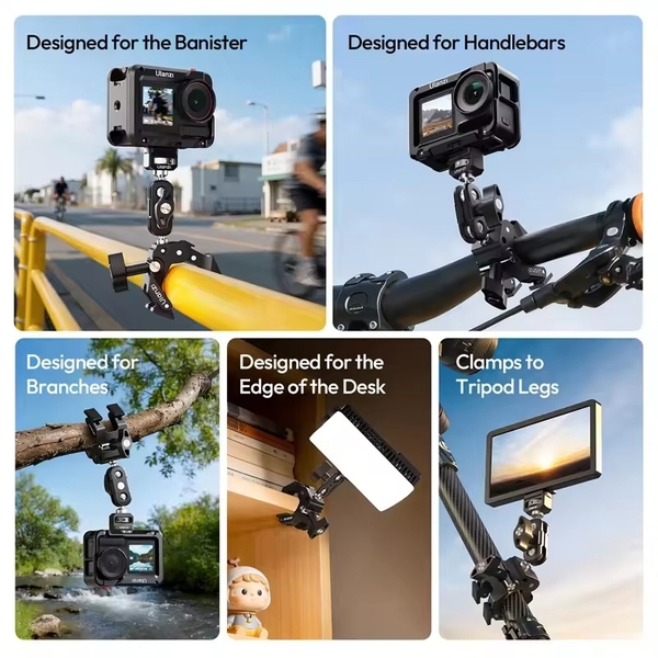 Ulanzi CO78 Super Clamp Dual Ball Heads chính hãng