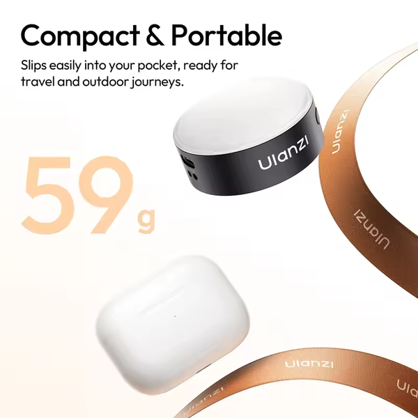 Ulanzi MFL01 Đèn flash mini cầm tay công xuất 10W dành cho điện thoại thông minh chính hãng