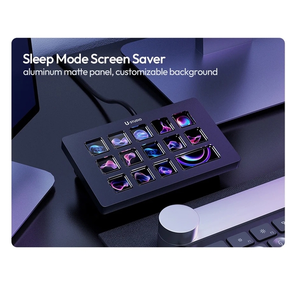 Ulanzi D200H Stream Deck Dock AI - Tich hợp 13 phím Macro chức năng chính hãng