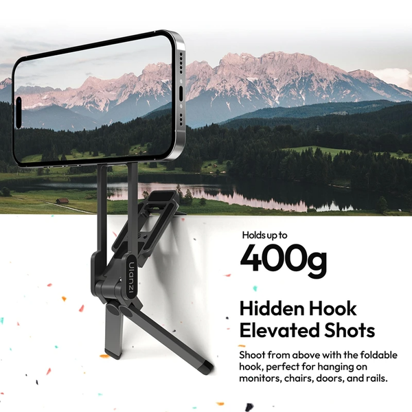 Mini Tripod cầm tay Ulanzi MA38 Maglock từ tính xoay 360 độ Mantis Mode chính hãng