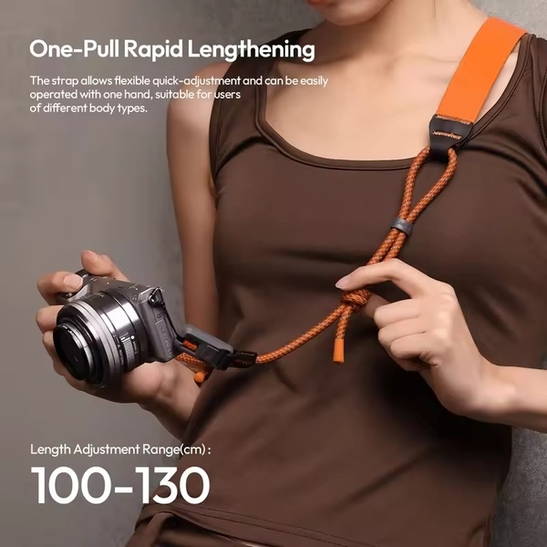 Dây đeo Ulanzi CSS2 U-Snap Lite dành cho máy ảnh DSLR chịu tải 60kg chính hãng