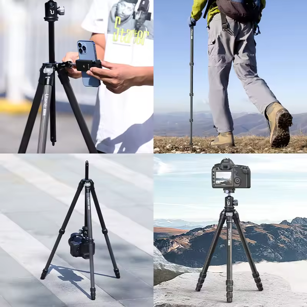 Ulanzi MT60 Chân Tripod chụp hình đa năng - Cao tối đa 1.62m độ chịu tải 10kg chắc chắn
