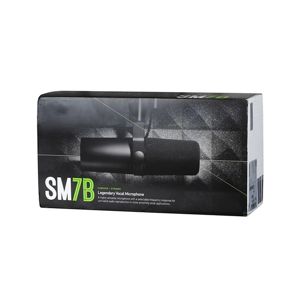 Vocal Microphone thu âm Shure SM7B chuyên dụng cho studio hỗ trợ thu âm Podcast, Livestream, ASMR chính hãng [New Packing 2025]