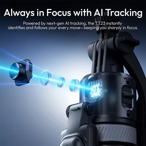 Gậy selfie Ulanzi TT23M  Quadpod Auto Open cao 161cm Tích hợp Tracking AI theo dõi chuyển động
