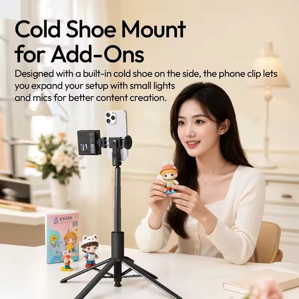 Ulanzi MT86 Automatic gậy selfie cầm tay kiêm tripod dành cho máy điện thoại cao cấp chính hãng