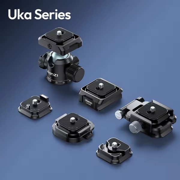 Ulanzi T100 Uka đầu Mini Ballhead 360 độ tháo lắp nhanh với khả năng tải lên đến 6kg chính hãng
