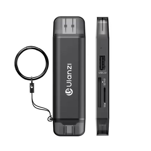 Ulanzi CR3 Đầu đọc thẻ nhớ 3 IN 1 4.0 hỗ trợ thẻ SD/TF chính hãng