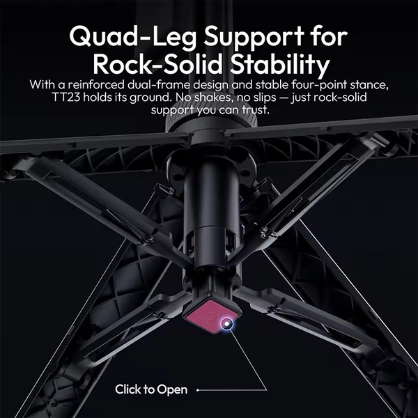 Gậy selfie Ulanzi TT23M  Quadpod Auto Open cao 161cm Tích hợp Tracking AI theo dõi chuyển động