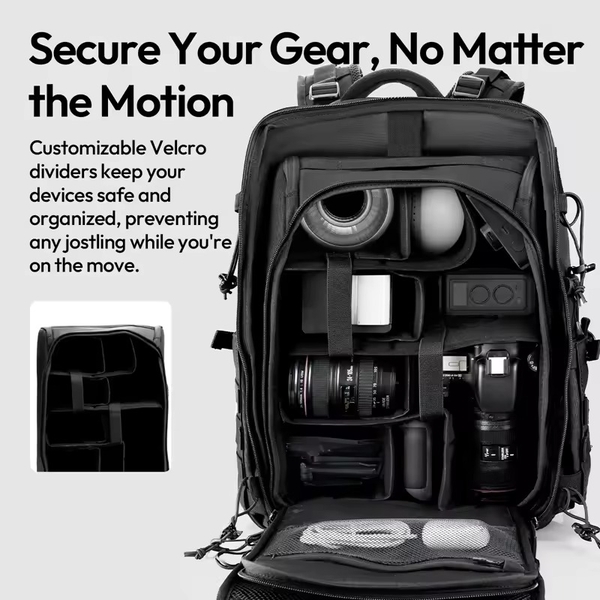 Balo cho máy ảnh giá rẻ Ulanzi BC007 Tactical Camera Backpack 28L chính hãng