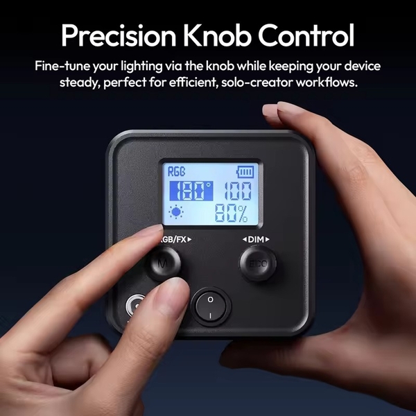 Ulanzi C60 RGB Đèn Led Studio cầm tay công suất 60W tích hợp pin chính hãng